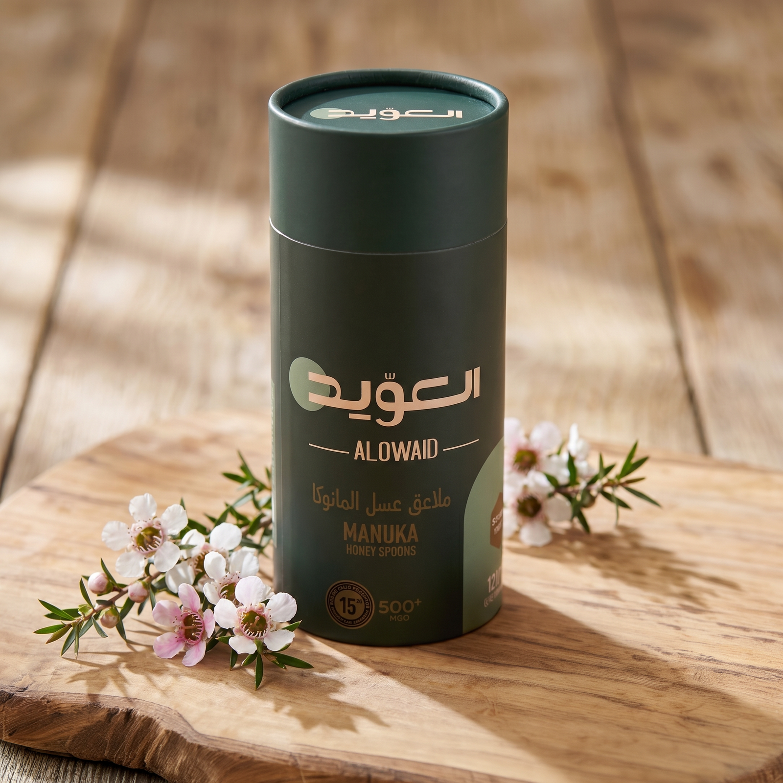 ملاعق عسل المانوكا +15 (12معلقة*10جرام)