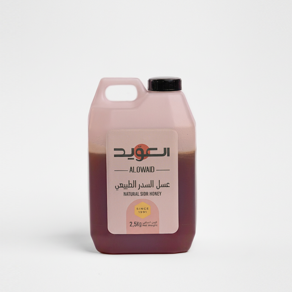 جالون عسل السدر الطبيعي 2.5 كجم