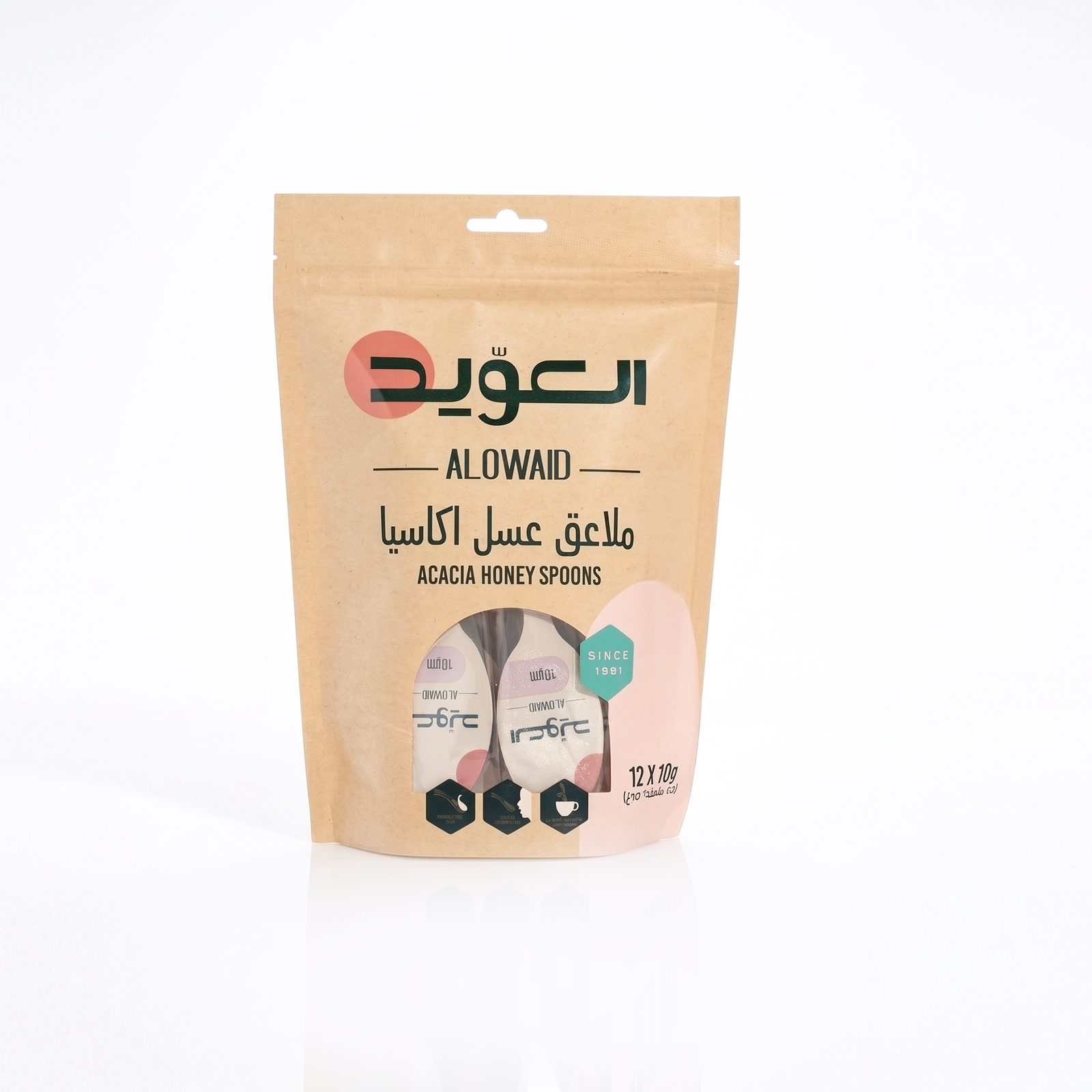 ملاعق عسل أكاسيا (12 ملعقة*10جم)