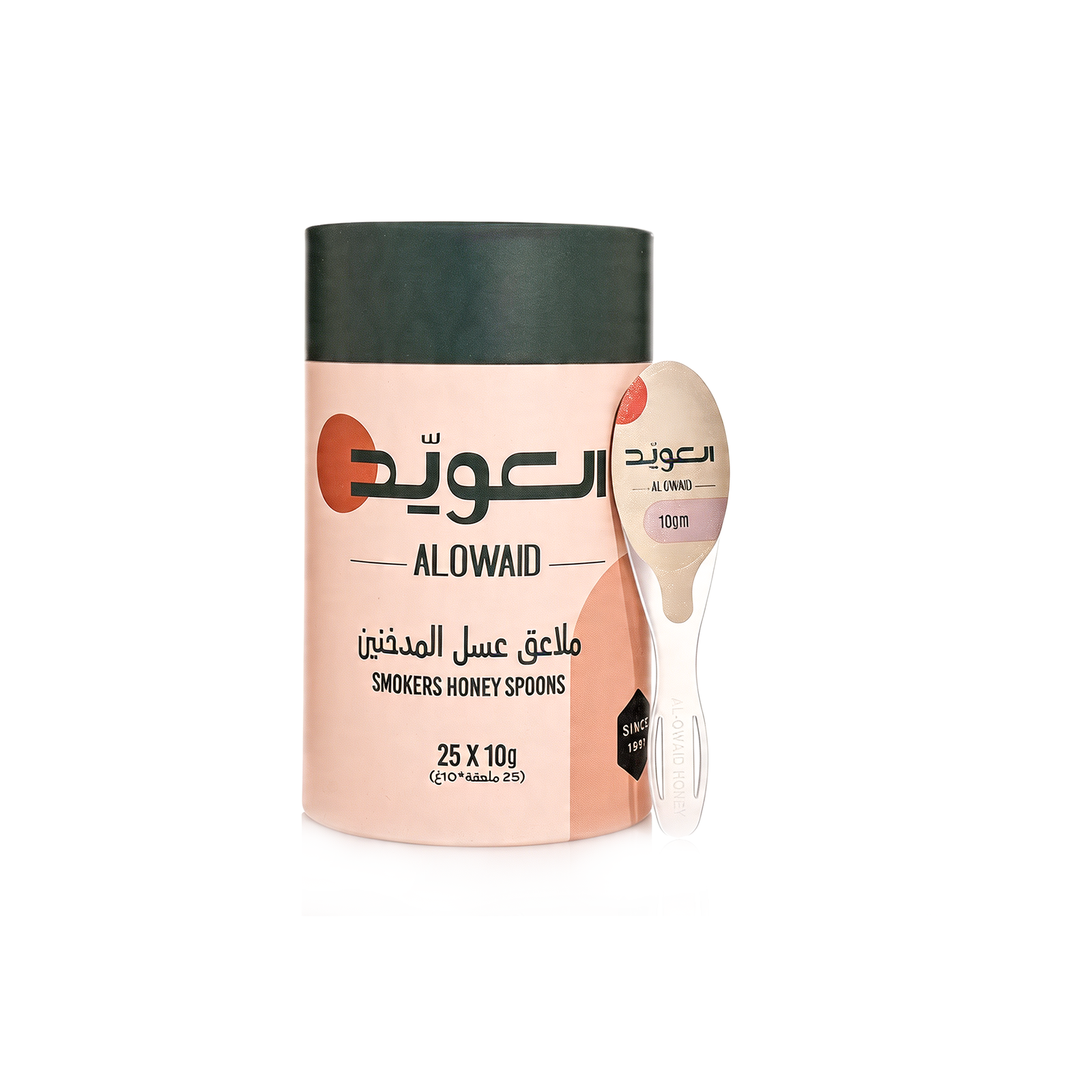 ملاعق عسل المدخنين (25 ملعقة*10جم)