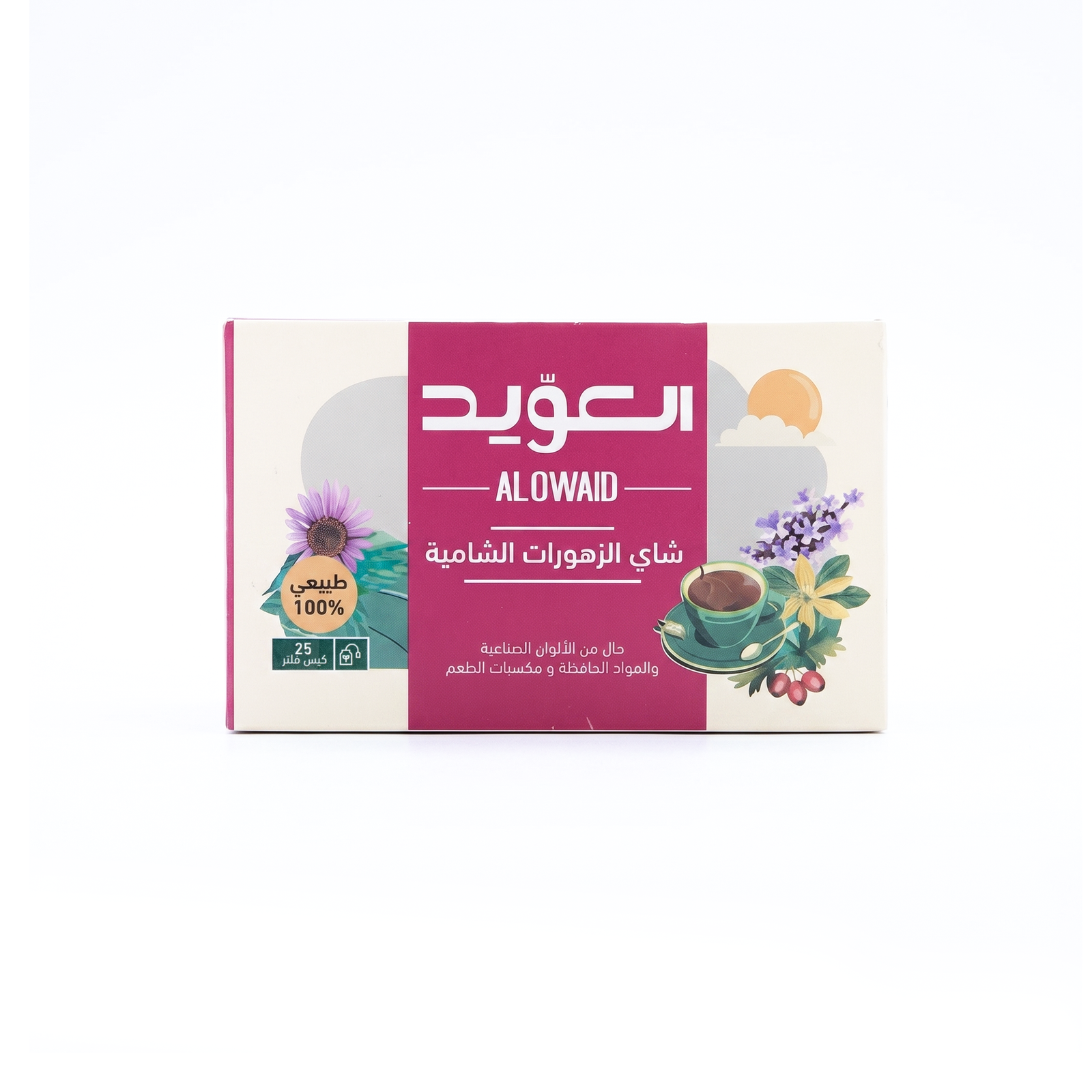 شاي الزهورات الشامية